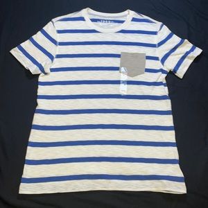 Gap Men's Striped Short Sleeved Pocket T-shirt Suze Large NWT